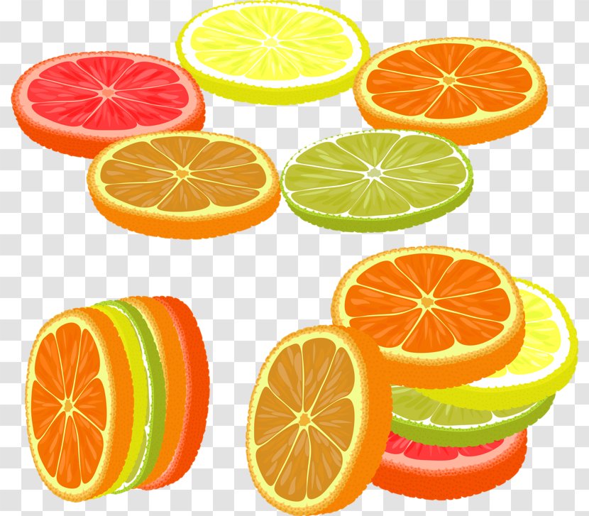 Lemon Grapefruit Rangpur Orangelo Lime - Lemonlime Drink - Colored Slices Transparent PNG