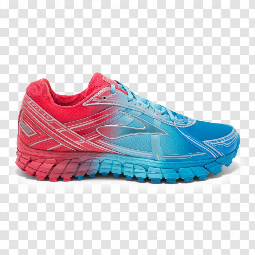 Women's Brooks Adrenaline GTS 15 17 Sports Shoe - Silhouette - Tree Transparent PNG