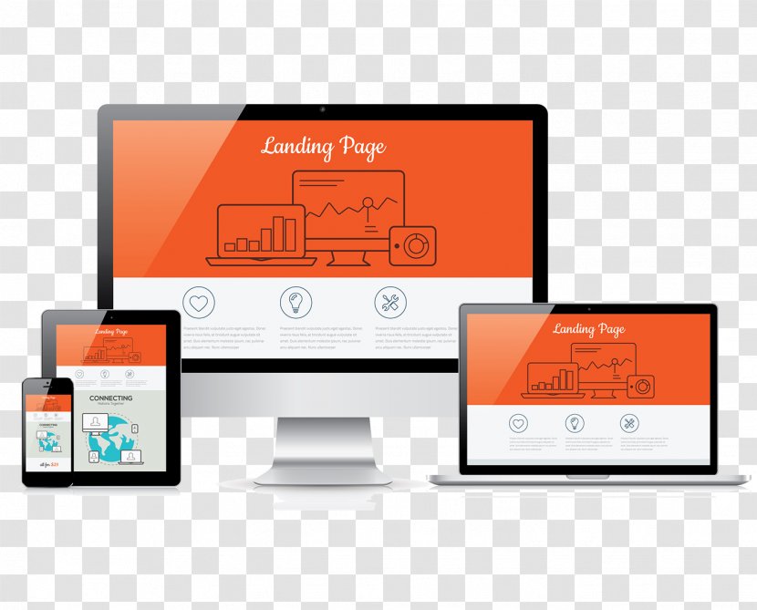 Landing Page Digital Marketing Responsive Web Design - Brand - Balance Ecommerce Transparent PNG