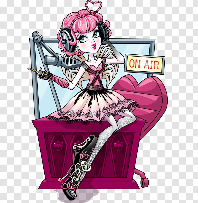 Monster High Ever After Cupid Doll - Watercolor - Images Transparent PNG