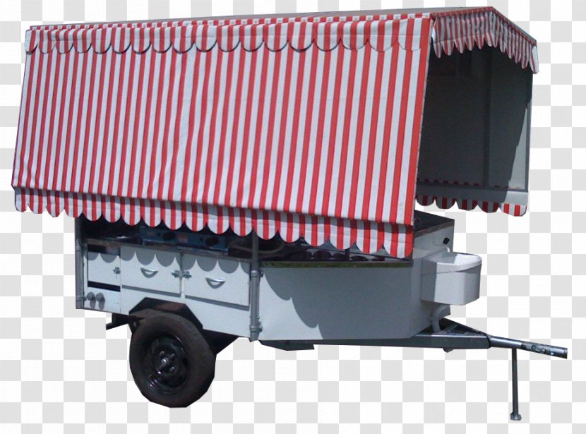 Hot Dog Barbecue Churrasco Trailer - Vehicle Transparent PNG