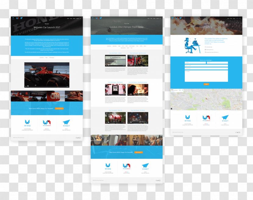 Web Page Grid WordPress - Advertising - Taobao Creative Wings Effects Transparent PNG