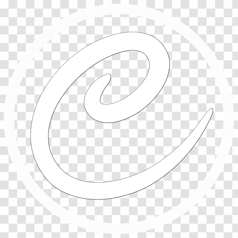 Circle Angle Font - White Transparent PNG