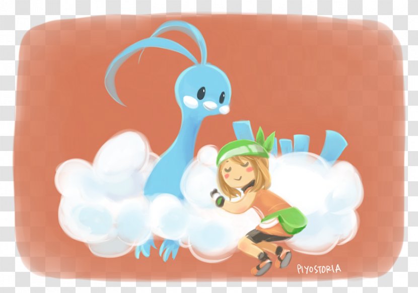 Animated Cartoon - Orange - Pokemon Altaria Transparent PNG