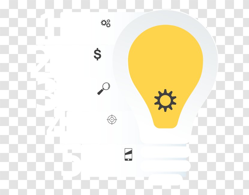Incandescent Light Bulb Lamp Infographic - Rgb Color Model - PPT Business Tag Transparent PNG