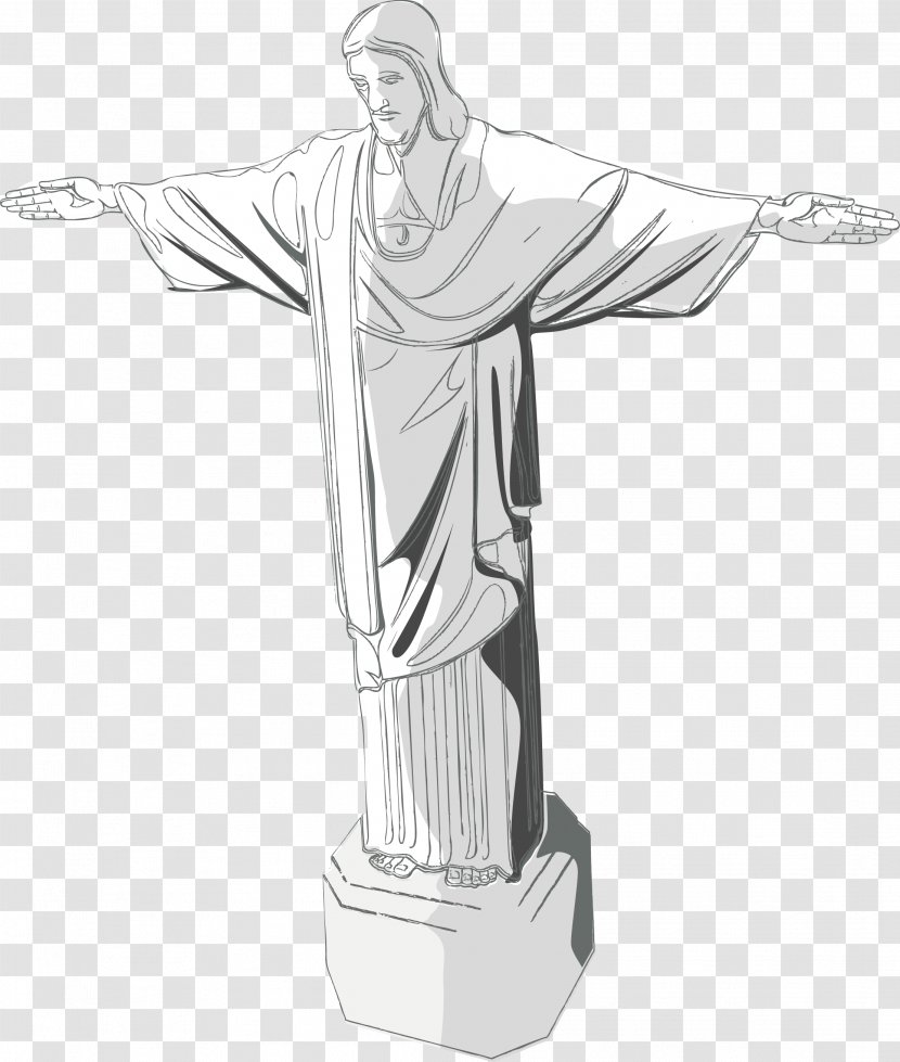 Christ The Redeemer - Male - Jesus As Vector Transparent PNG