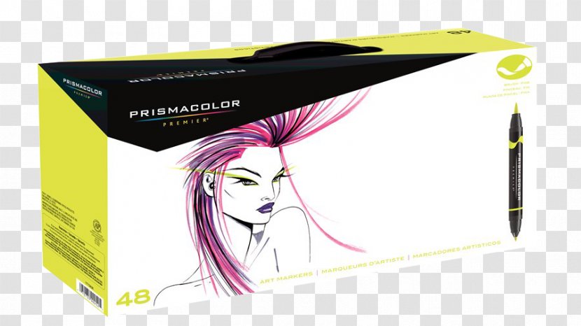 Prismacolor Marker Pen Artist Brush - Color - Nib Transparent PNG
