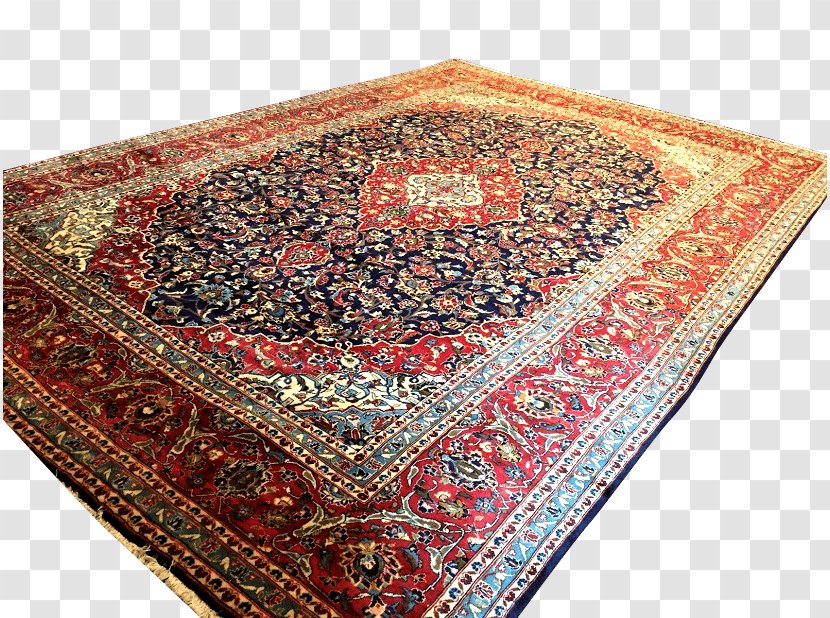 Kashan Persian Carpet Tabriz Antique - Periwinkle Transparent PNG