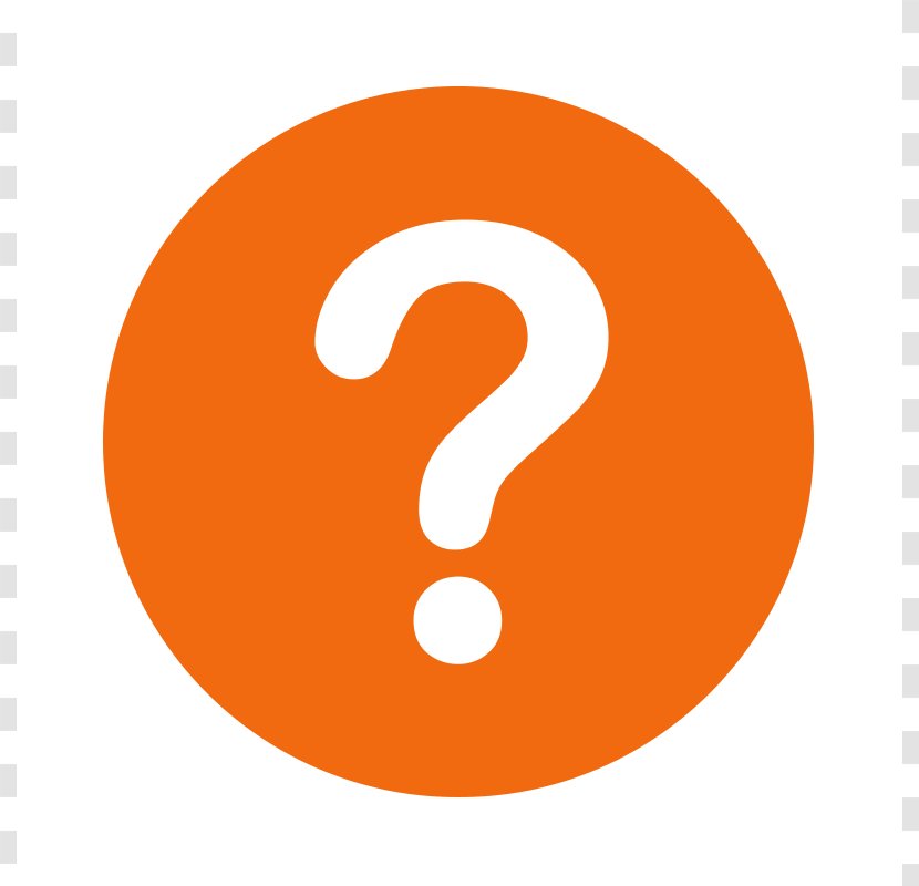 Question Mark Clip Art - Free Content - Orange Transparent PNG