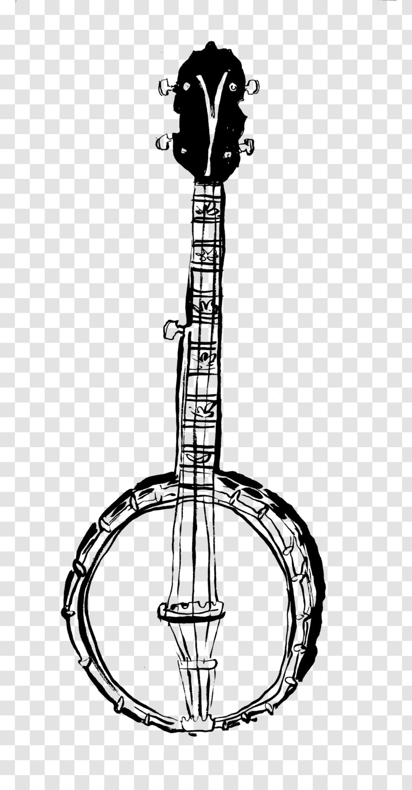 Beer Berliner Weisse Plucked String Instrument Saison Musical Instruments - Line Art - Banjo Transparent PNG