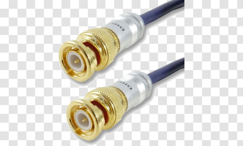 Coaxial Cable BNC Connector Serial Digital Interface Computer Monitors Electrical - Bnc Transparent PNG