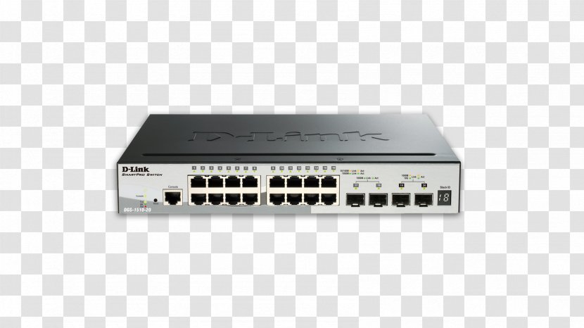 Small Form-factor Pluggable Transceiver 10 Gigabit Ethernet Stackable Switch Network - Computer - Ports Transparent PNG