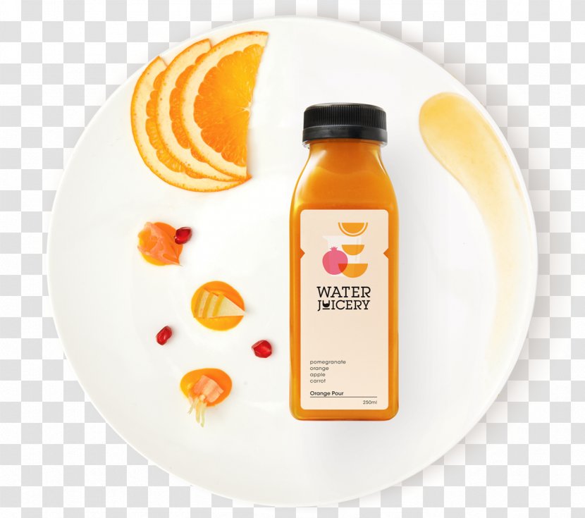 WATER JUICERY Cold-pressed Juice Celebrity Chef - Cold Water - Orange Transparent PNG