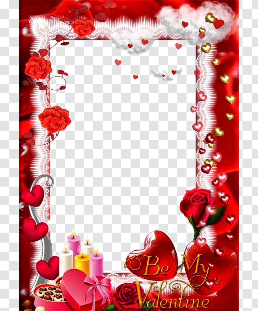 Love Picture Frame - Red - Transparent Transparent PNG