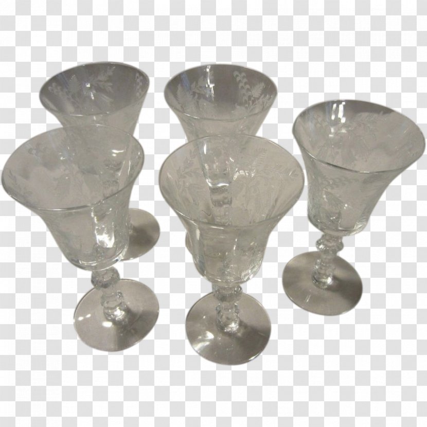 Wine Glass Etching Crystal - Silver Transparent PNG