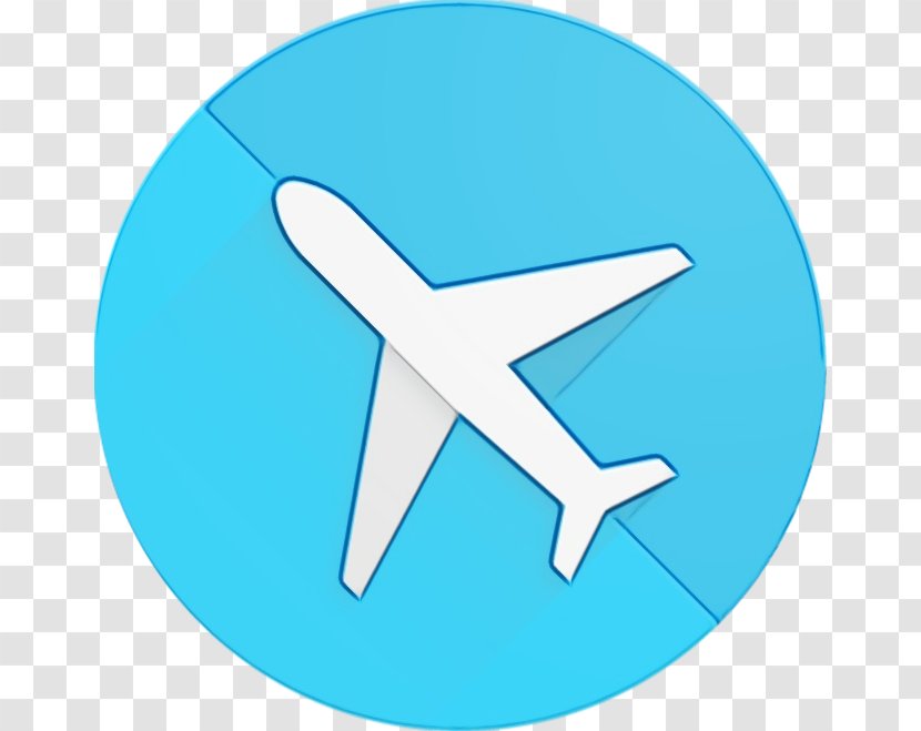 Graphic Design Icon - Air Travel - Flight Electric Blue Transparent PNG