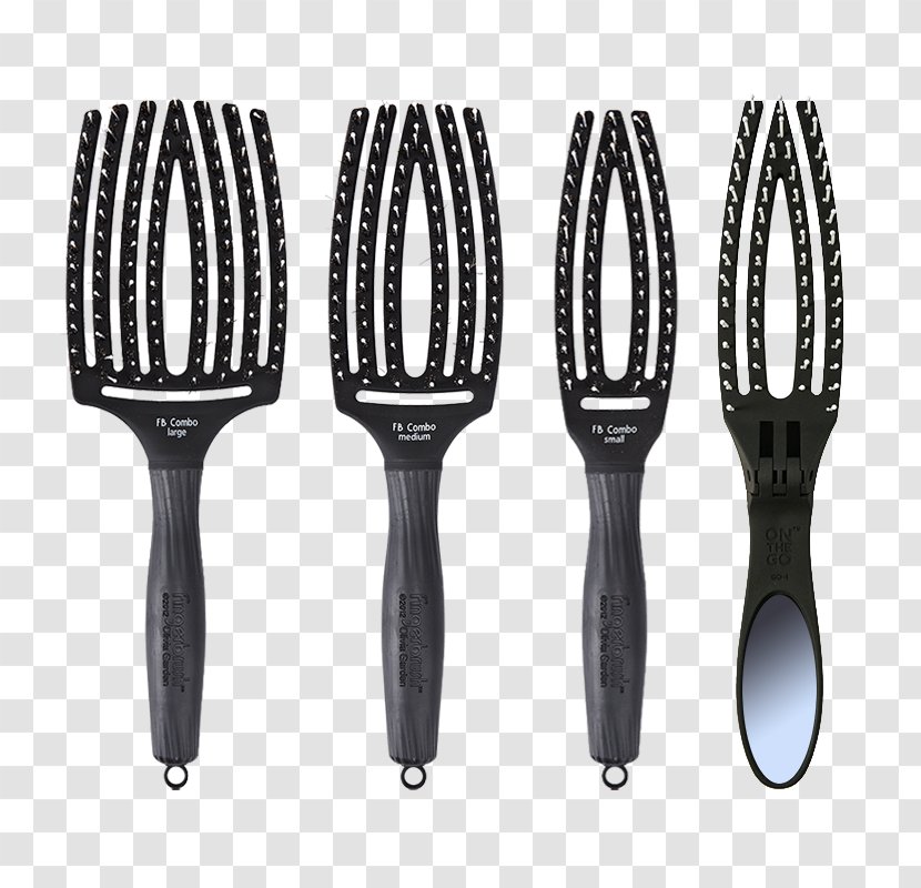 Hairbrush Comb Wild Boar - Capelli - Olivia Garden International Beauty Supply Transparent PNG