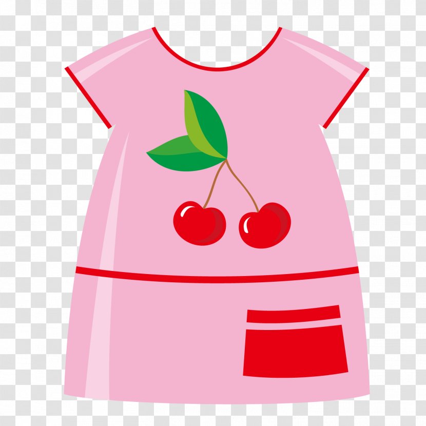 T-shirt Pink Clip Art - Cherry - Pajamas Transparent PNG