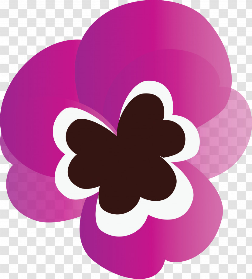 PANSY Spring Flower Transparent PNG