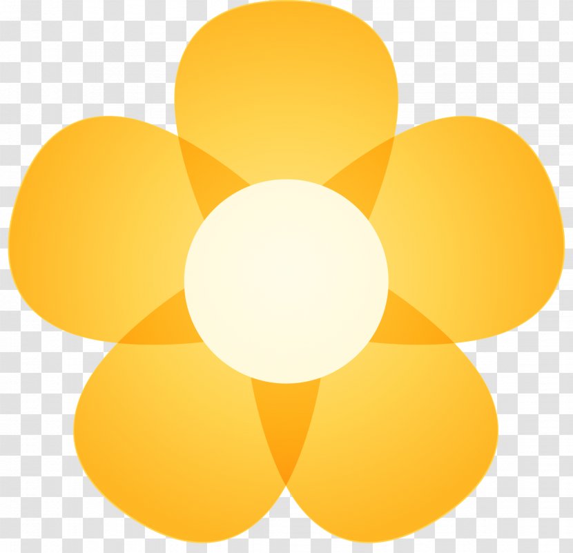 Circle Geometry Euclidean Vector - Sky - Yellow Flower Transparent PNG
