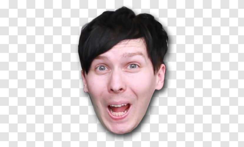 Dan Howell And Phil Face Chin Yahoo! Search - Smile Transparent PNG