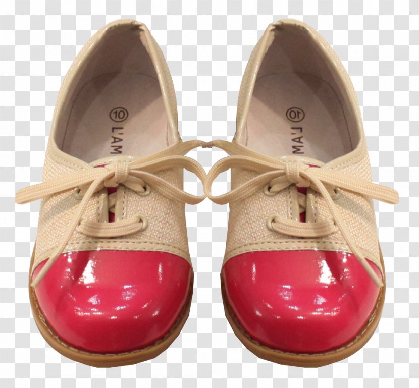 Oxford Shoe Brown Toe Fuchsia - Silhouette - Baptism Shoes Transparent PNG