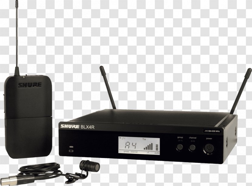 Wireless Microphone Shure Lavalier - Multimedia Transparent PNG