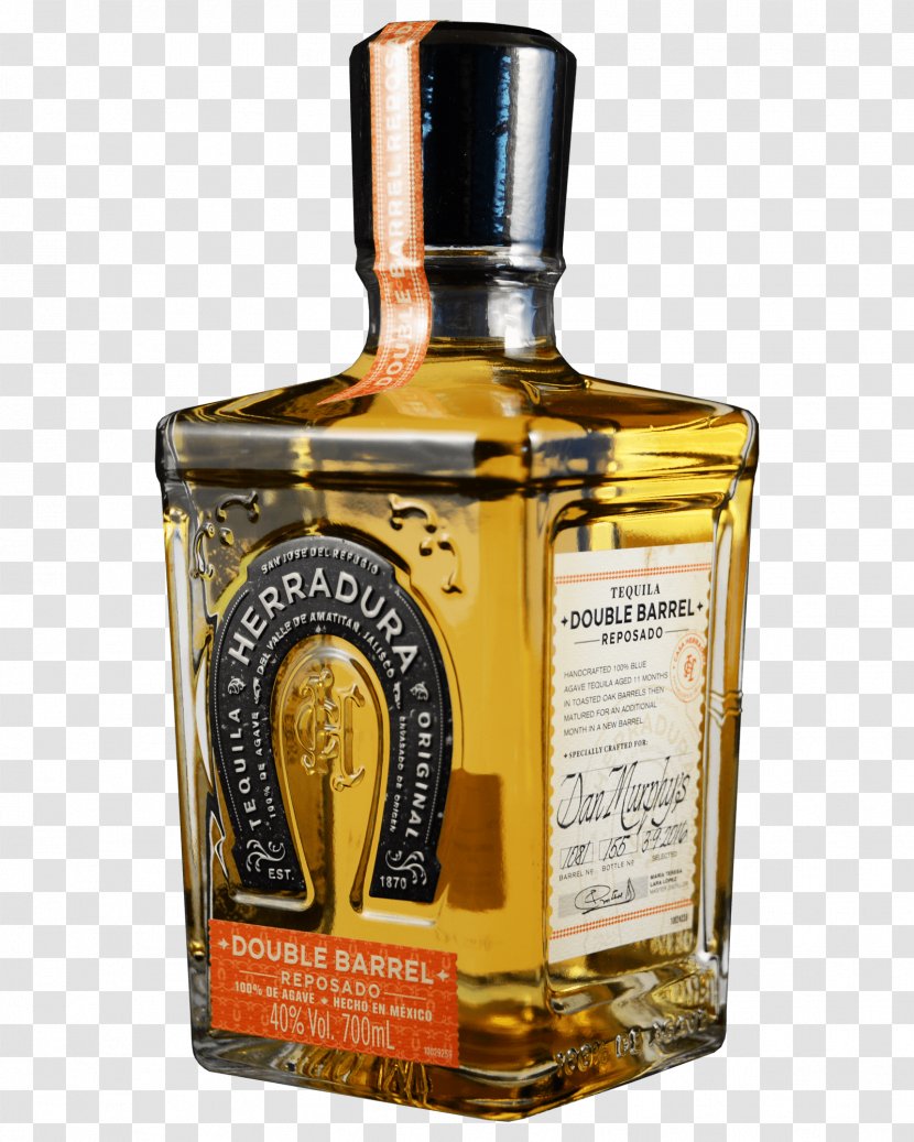 Liqueur Whiskey Tequila Herradura Glass Bottle - Distilled Beverage Transparent PNG