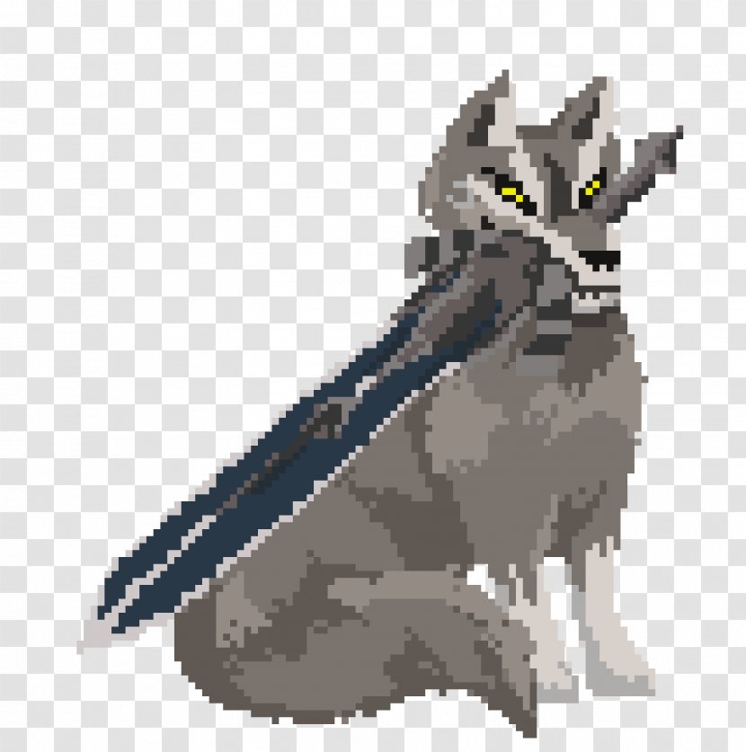 Dark Souls: Artorias Of The Abyss Sif, Great Grey Wolf Gray Pixel Art - Heart - Souls Transparent PNG