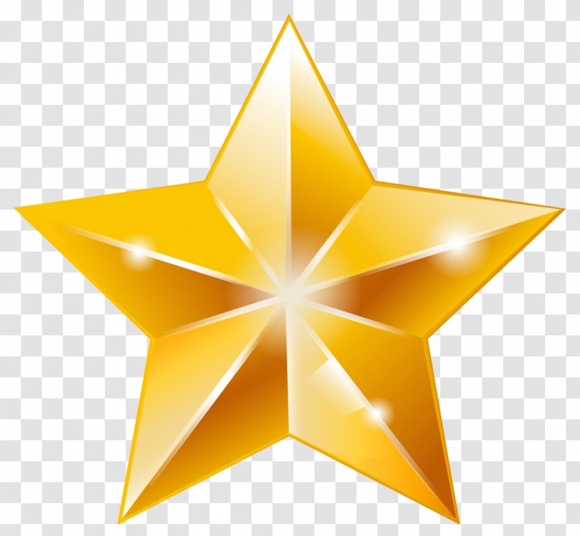 Star Gold Clip Art - Polygons In And Culture - Stars Transparent PNG