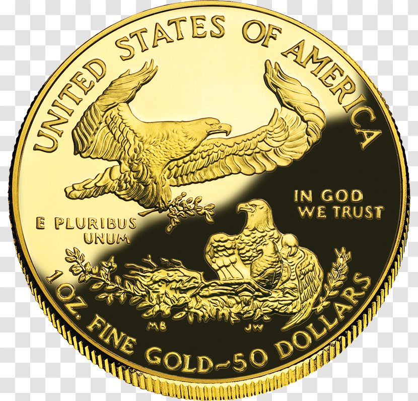 Coin American Gold Eagle United States - Ju Transparent PNG