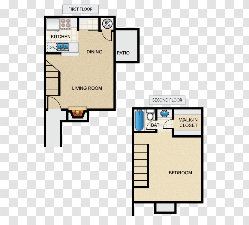 Floor Plan Brand - Diagram - Bed Transparent PNG