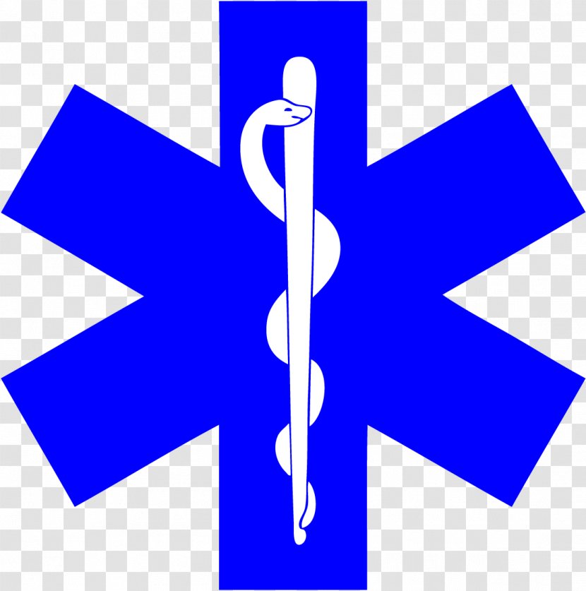 Star Of Life Emergency Medical Services Ambulance Technician Clip Art - Medic Transparent PNG