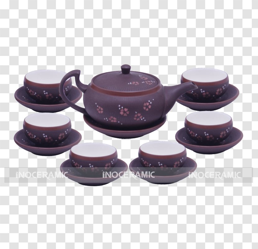 Ceramic Hanoi Teapot Bát Tràng Porcelain Red River - Dinnerware Set - TrÃ² ChÆ¡i Sonic Transparent PNG
