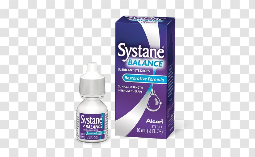 Dry Eye Syndrome Systane Balance Lubricating Drops & Lubricants - Eye-drops Transparent PNG