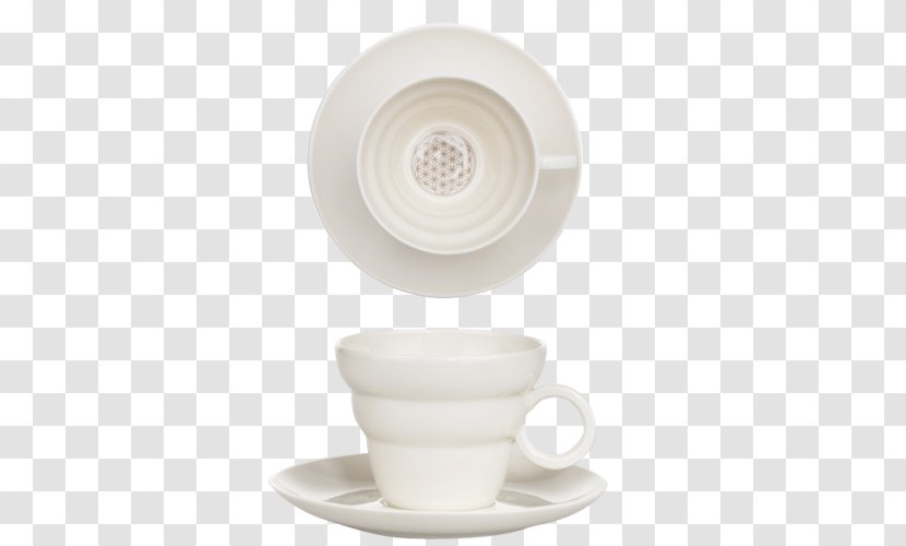 Coffee Cup Espresso Saucer Tea - Flower Transparent PNG