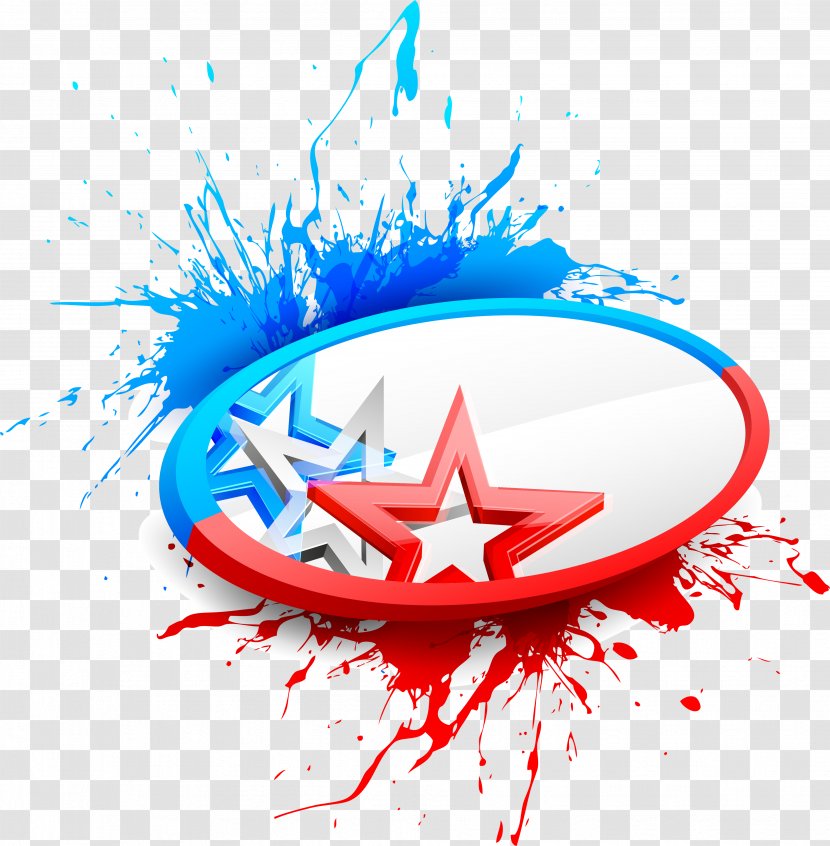 Graphic Design Logo - Blue - Independence Day Transparent PNG
