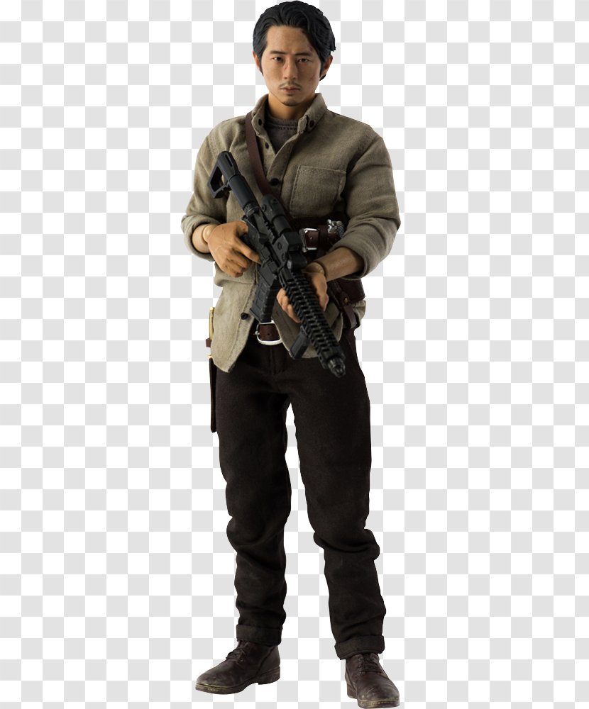 Steven Yeun Glenn Rhee The Walking Dead Action & Toy Figures 1:6 Scale Modeling - Infantry Transparent PNG
