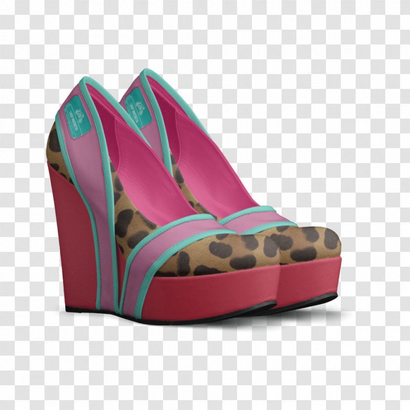 Sandal High-heeled Shoe - Magenta Transparent PNG