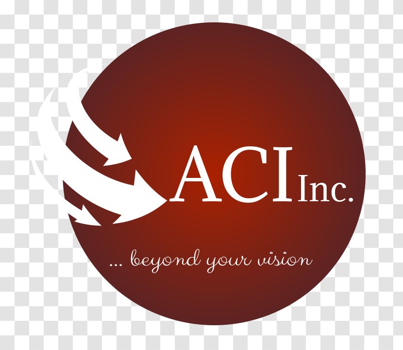 Logo Brand Maroon Font - Text - ACI Transparent PNG