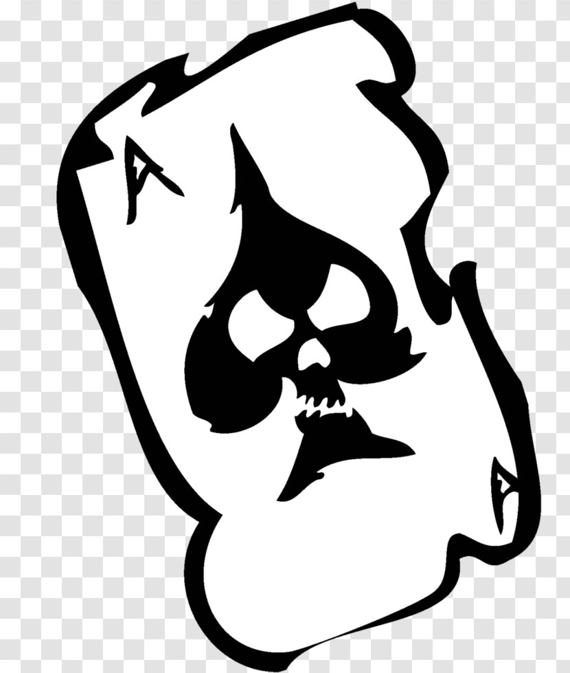Ace Playing Card Clip Art - Face - Pic Of Skulls Transparent PNG