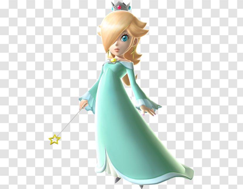 Super Mario Galaxy Rosalina Princess Peach Luigi - Mythical Creature Transparent PNG