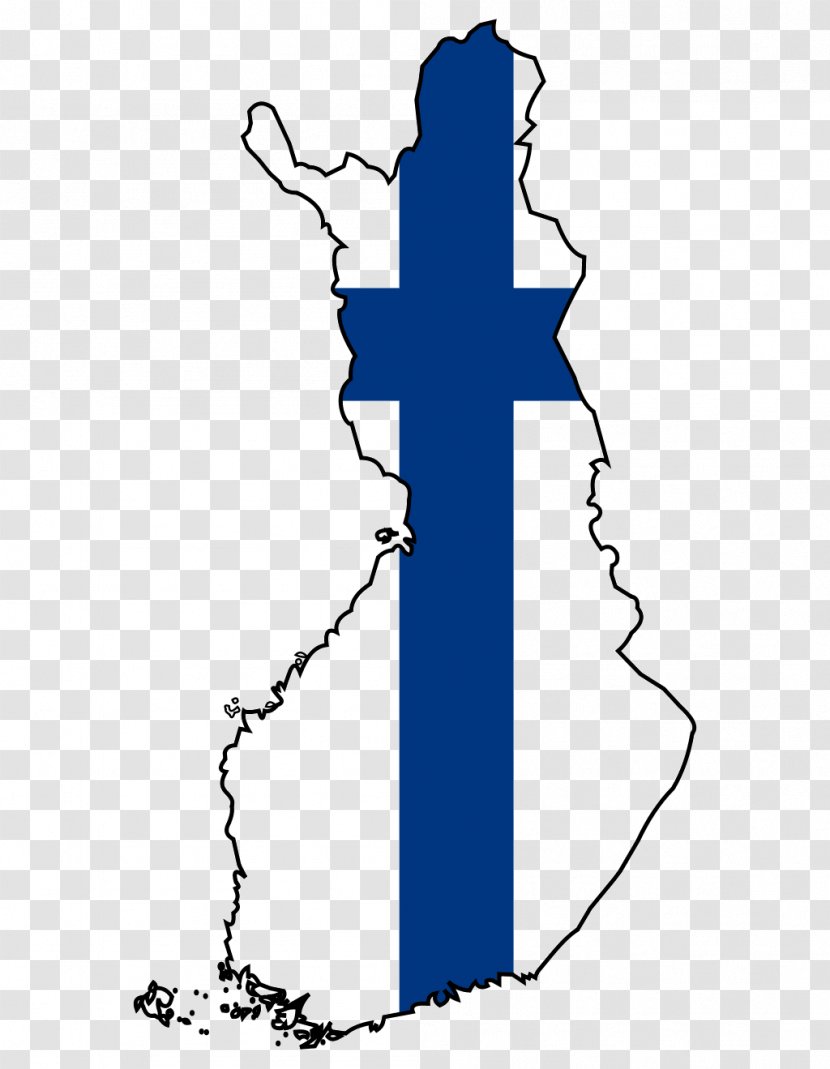 Flag Of Finland Map Clip Art - FINLAND Transparent PNG