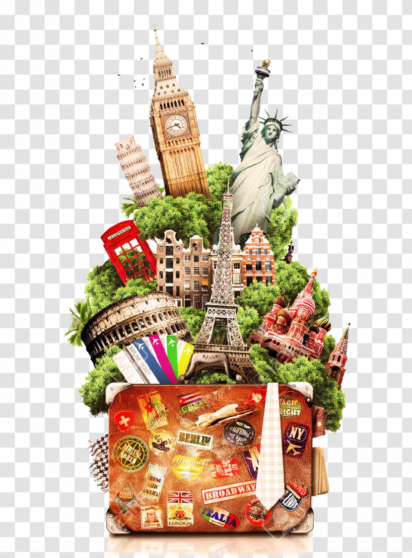 Tourism Travel Collage Vacation Tourist Attraction Transparent PNG