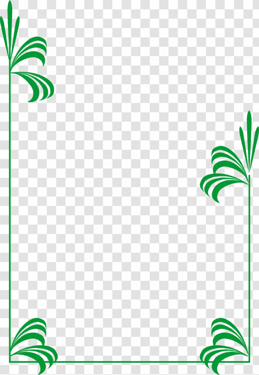 Green Clip Art - Area - Border Frame Pic Transparent PNG
