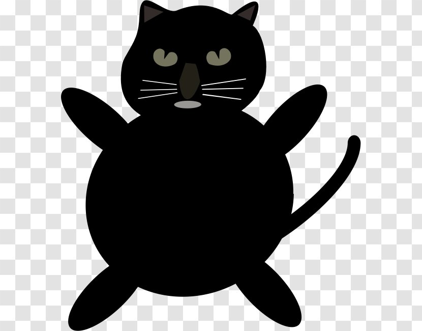 Black Cat Kitten Clip Art Transparent PNG