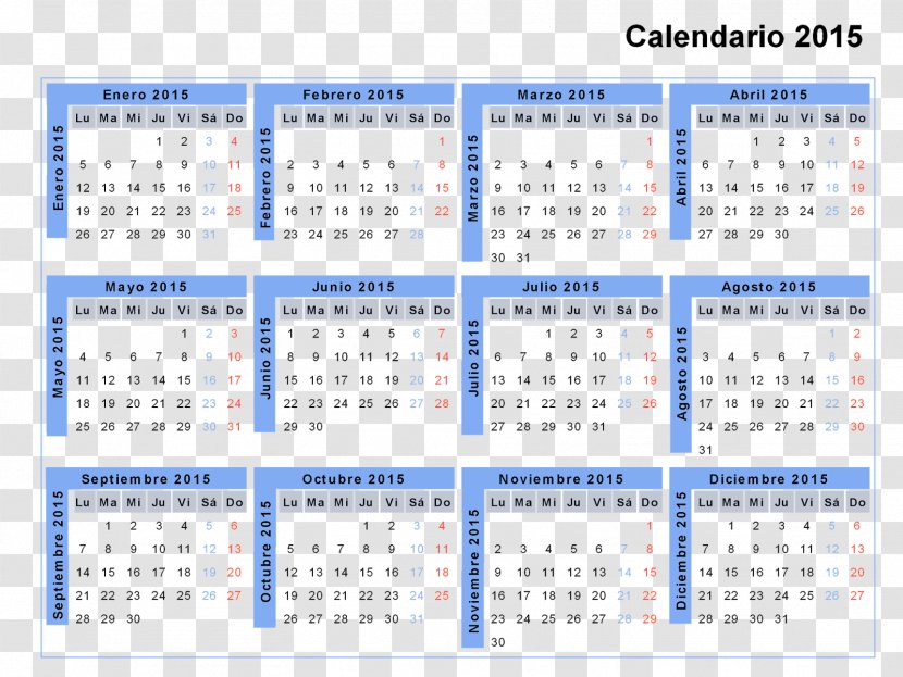 Calendar Almanac Photography January - December - Calendario Transparent PNG