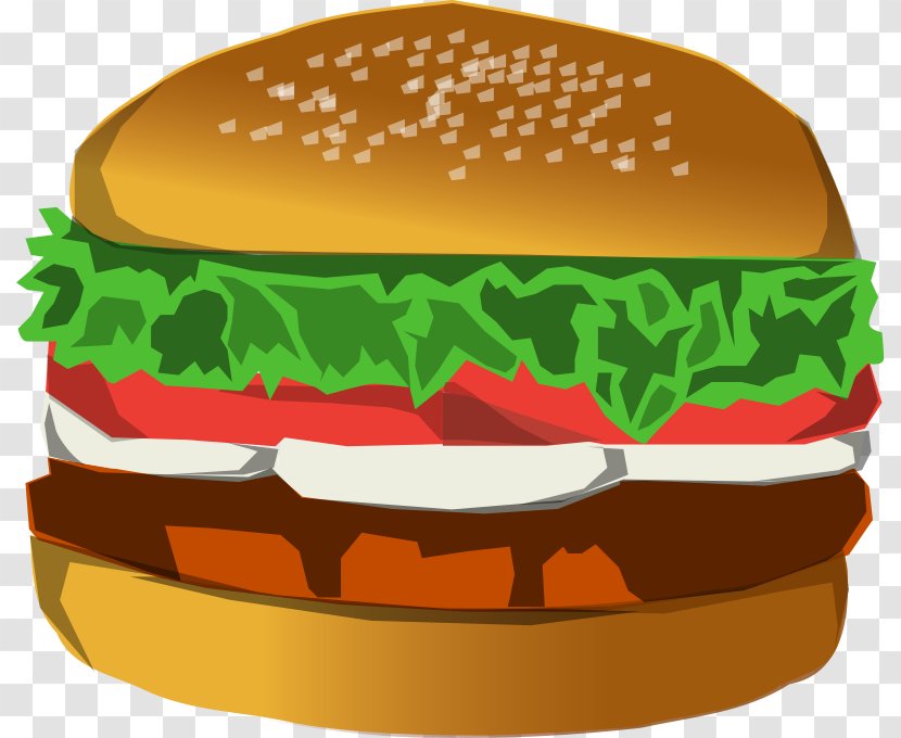 Hamburger French Fries Fast Food Cheeseburger Cinnamon Roll - Finger - Cliparts Transparent Transparent PNG