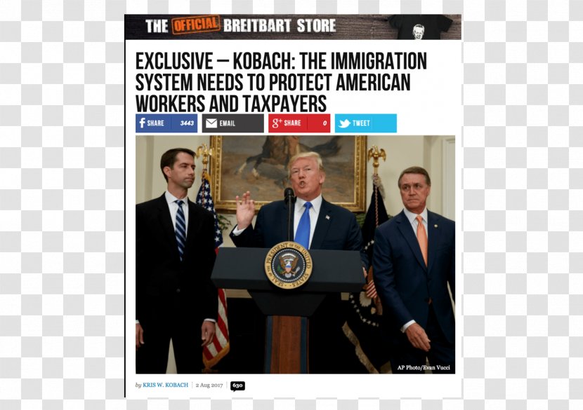 White House Points-based Immigration System President Of The United States Policy Donald Trump - Talart - Richard Burr Transparent PNG