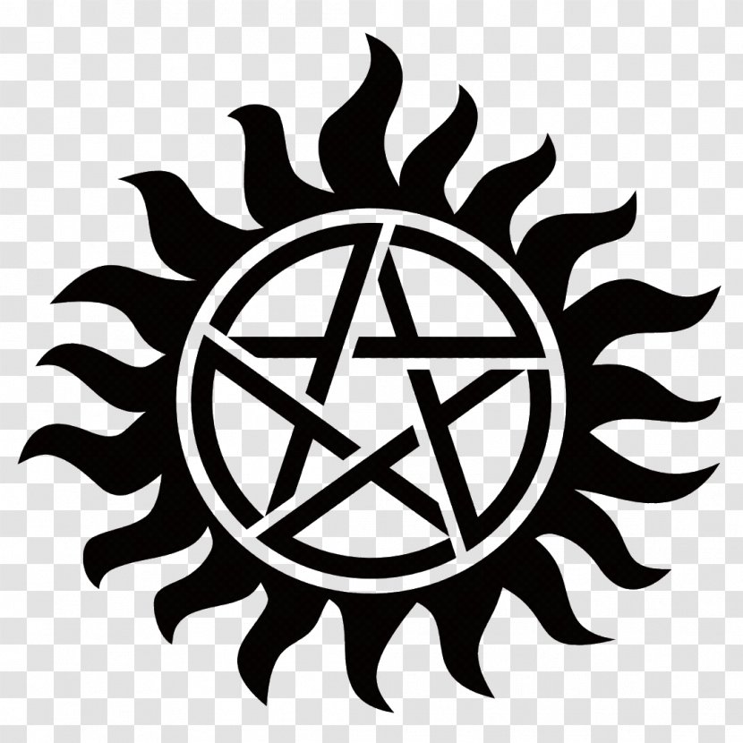 Dean Winchester Crowley Tattoo Sam Phantom Traveler - Leaf - Pentagram Transparent PNG